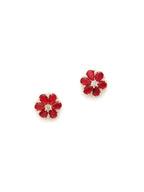 stone stud (Red) - Ruby Raang | Grocsy