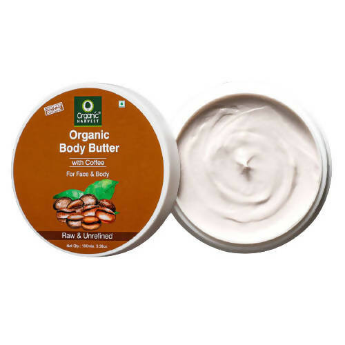 Organic Harvest Organic Body Butter With Coffee For Face & Body | Grocsy