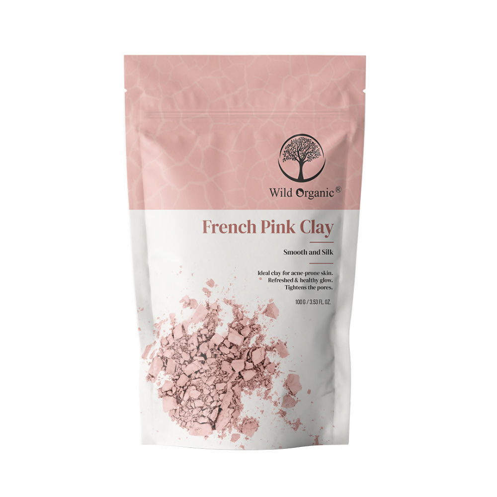 Wild Organic French Pink Smooth And Silk Clay Powder | Grocsy