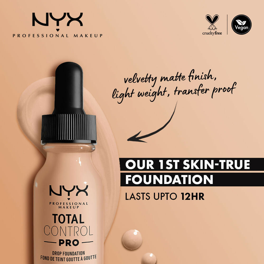NYX Professional Makeup Total Control Pro Drop Foundation - Light | Grocsy