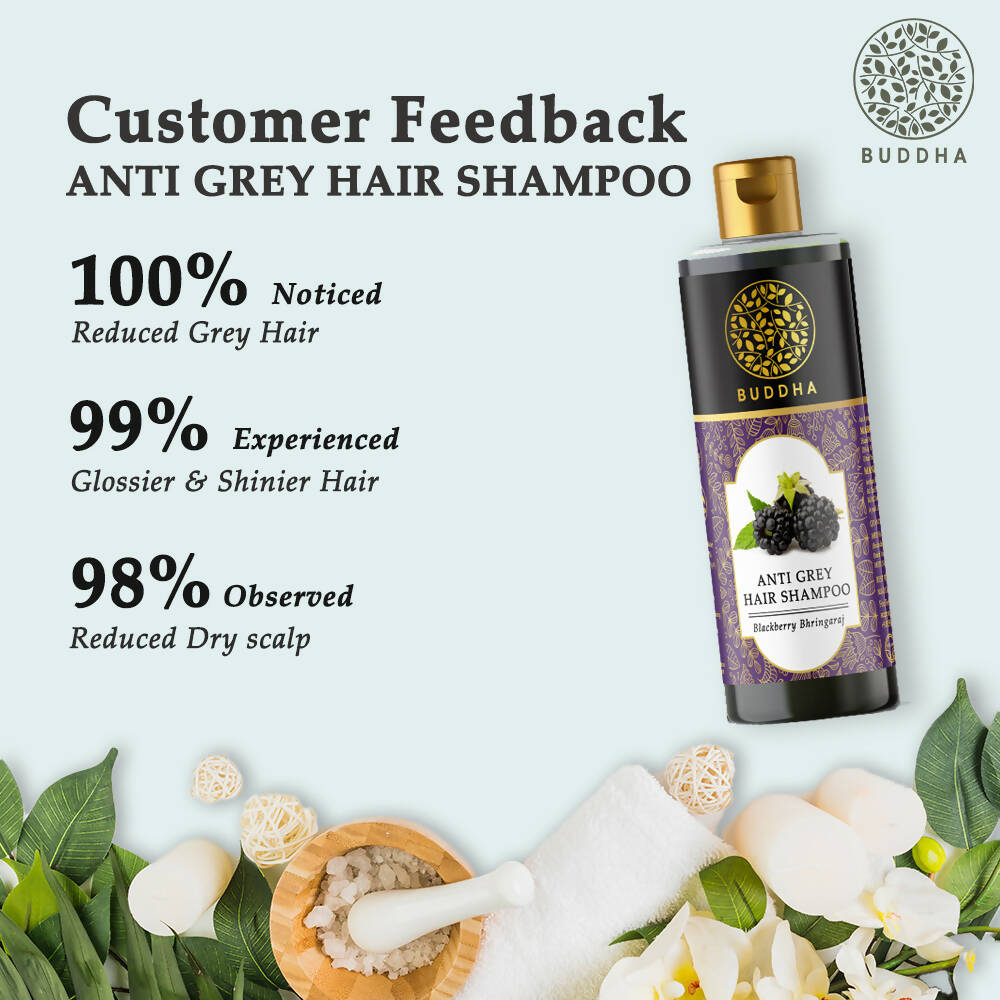 Buddha Natural Grey Hair Shampoo | Grocsy