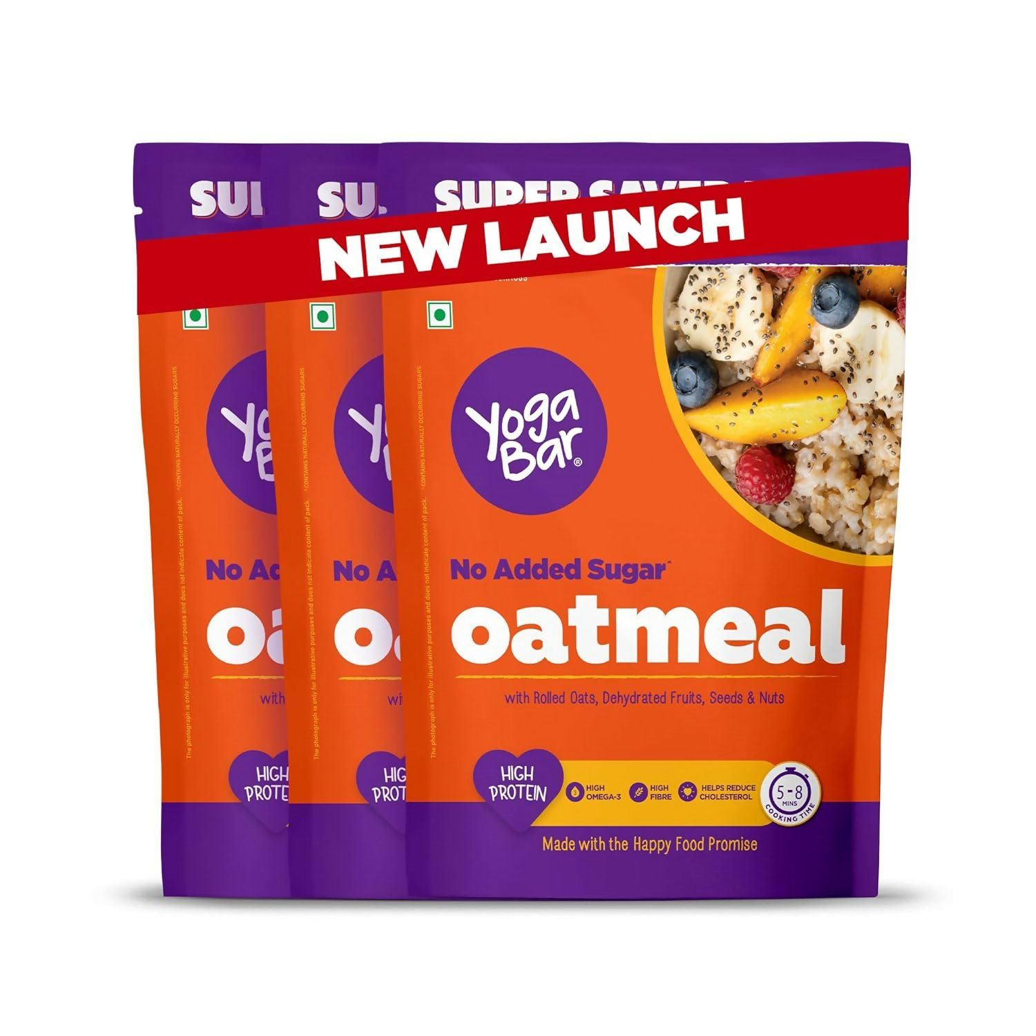 Yoga Bar Oatmeal No Added Sugar | Grocsy