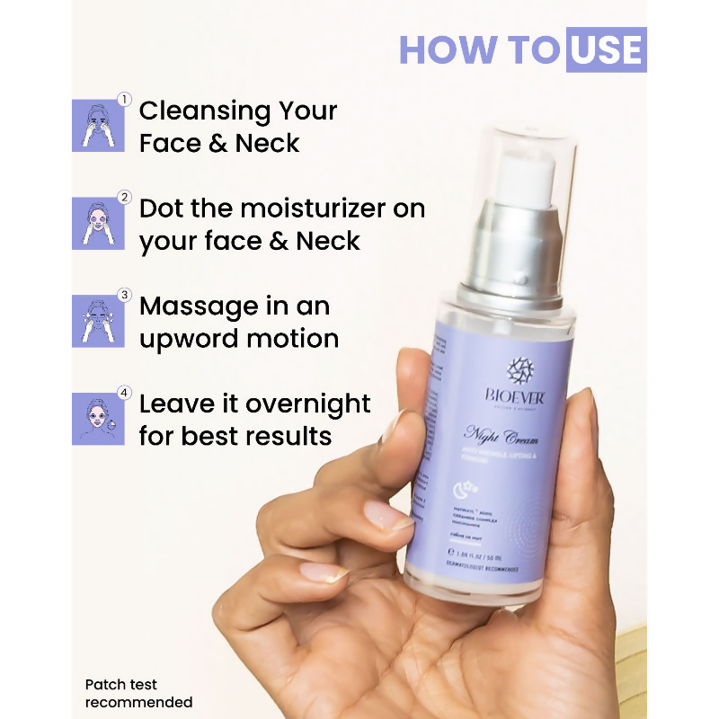 Bioever Anti-Wrinkle, Lifting & Firming Night Cream | Grocsy