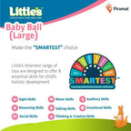 Little's Soft Plush Baby Ball With Rattle Sound Multicolor | Grocsy