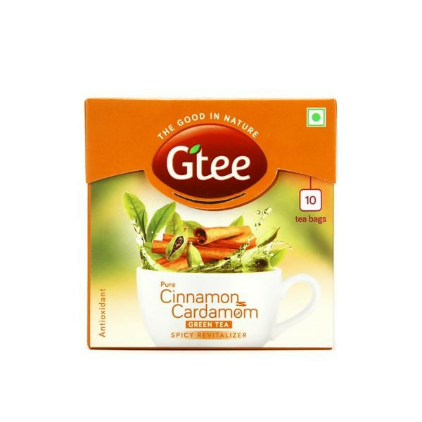 Gtee Green Tea Bags - Cinnamon & Cardamom | Grocsy