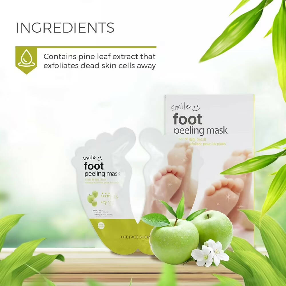 The Face Shop Smile Foot Peeling Mask - Korean Skincare | Grocsy
