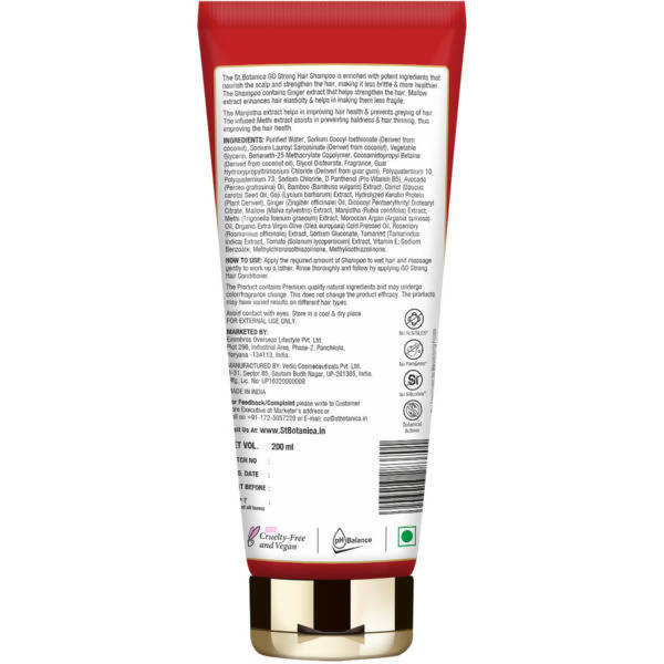 St.Botanica Go Strong Hair Shampoo | Grocsy