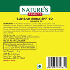 Nature Essence SunBan SPF 60 Cream | Grocsy