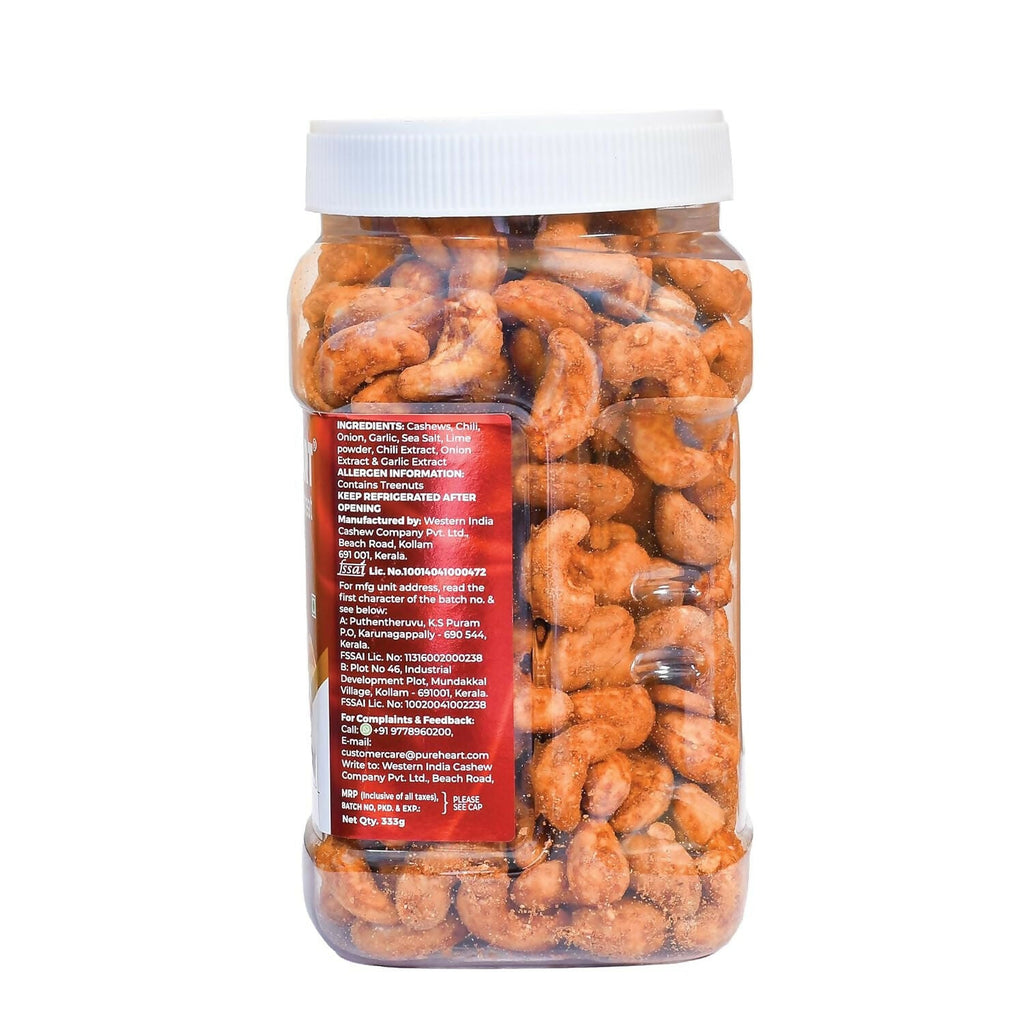 Pureheart Nutreat Fiery Hot Cashews | Grocsy