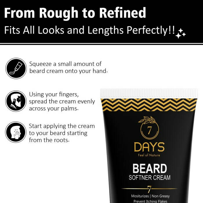 7 Days Beard Softener Cream | Grocsy