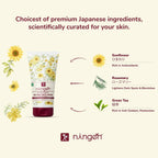 Ningen Sunflower De-Tan Face Wash | Grocsy