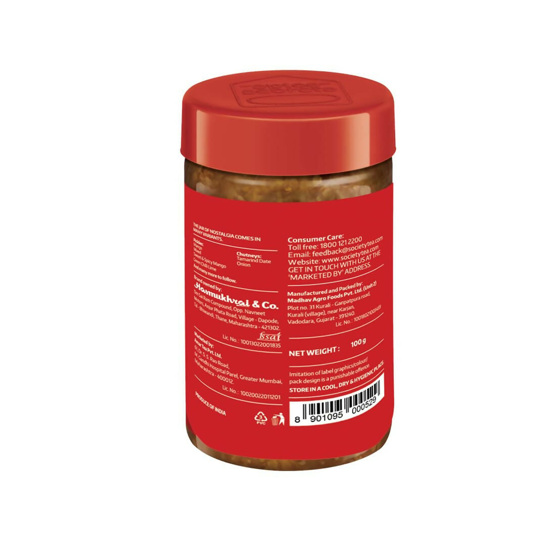Society Dry Garlic Chutney Jar | Grocsy