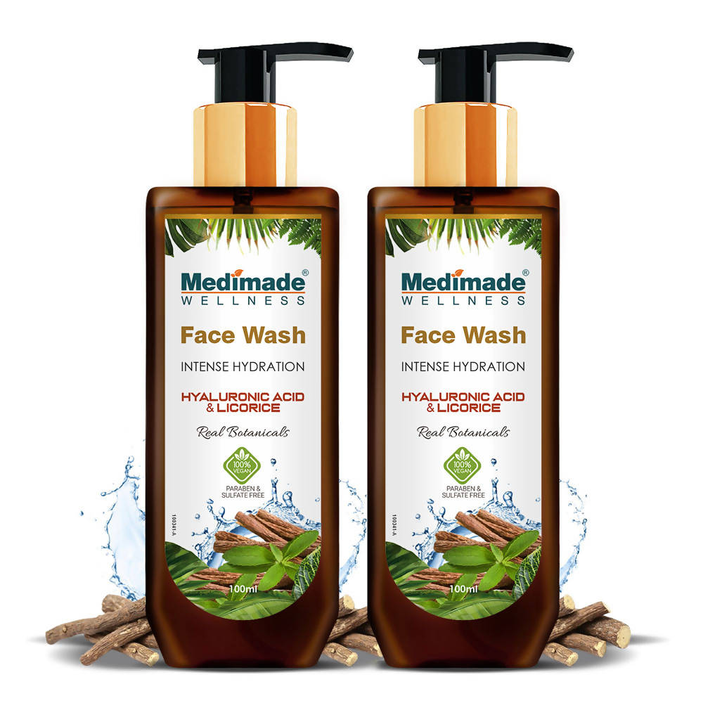 Medimade Wellness Hyaluronic Acid & Licorice Face Wash | Grocsy