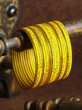 Priyaasi Women Yellow Set of 24 Bangle Set - Noz2Toz