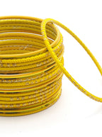 Priyaasi Women Yellow Set of 24 Bangle Set - Swadesiicart