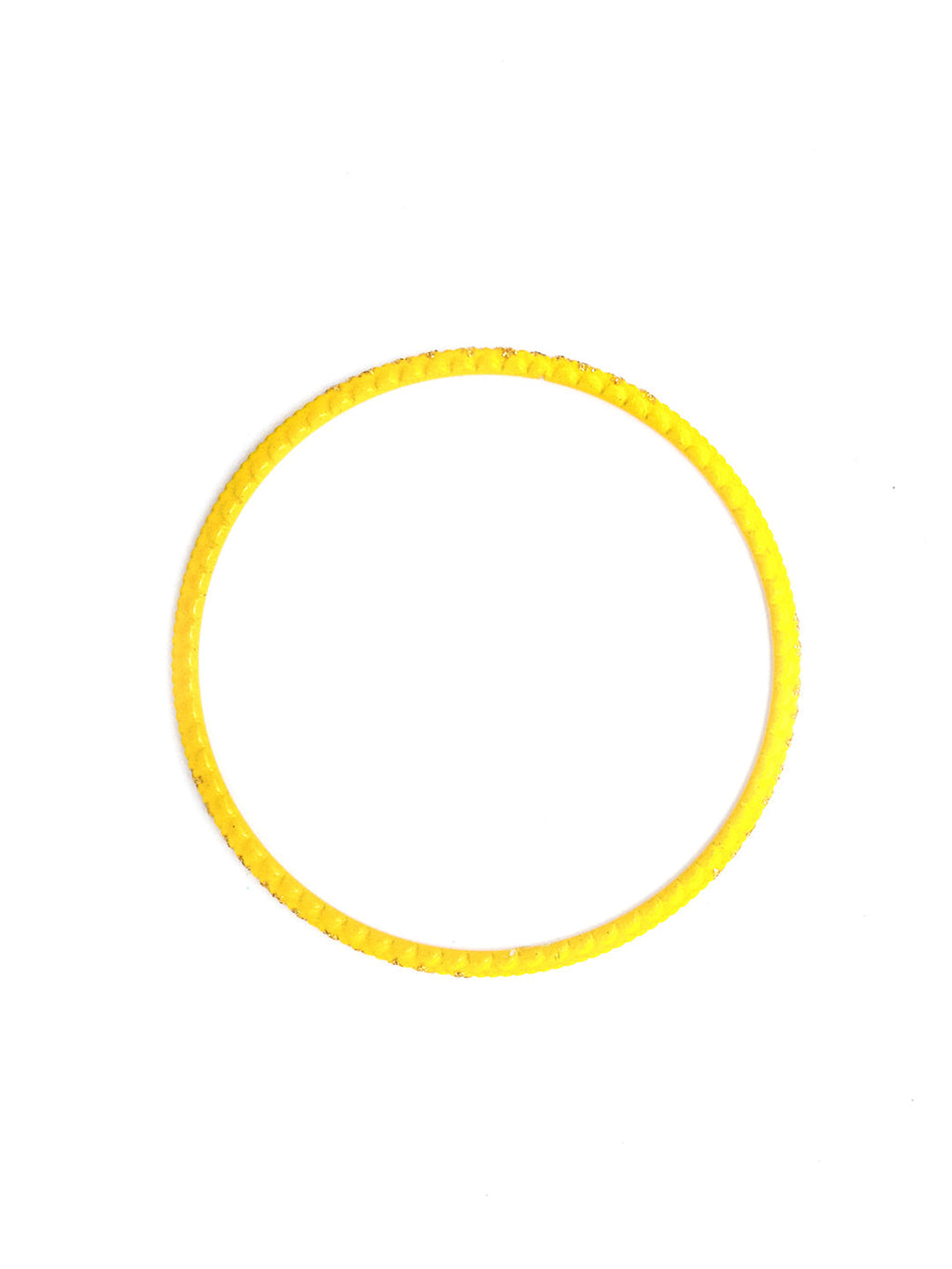 Priyaasi Women Yellow Set of 24 Bangle Set - Swadesiicart