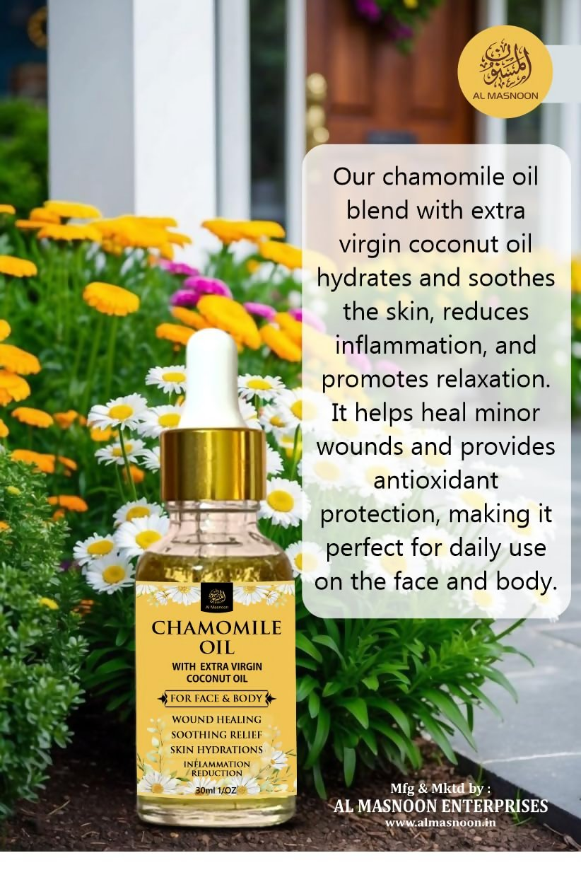 Al Masnoon Chamomile Oil (Babuna Oil / Roghan Babuna) | Grocsy