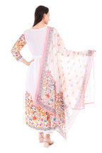Jaitra Apparels Off White Embroidered Pure Cotton Kurta Set With Dupatta | Grocsy