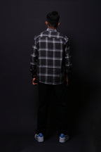 Jonesburg Men's Black Checks Regular Fit Shirt | Grocsy