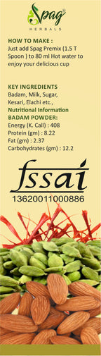 Spag Herbals Premium Instant Badam Milk Powder | Grocsy