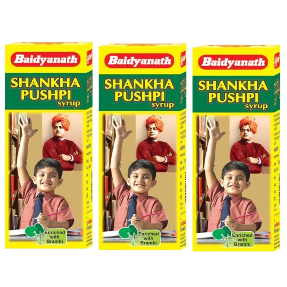 Baidyanath Kolkata Shankhapushpi Syrup | Grocsy