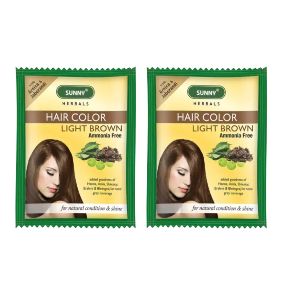 Bakson's Sunny Herbals Hair Color Light Brown | Grocsy