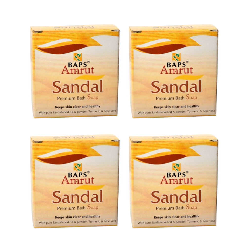 Baps Amrut Sandal Premium Bath Soap | Grocsy