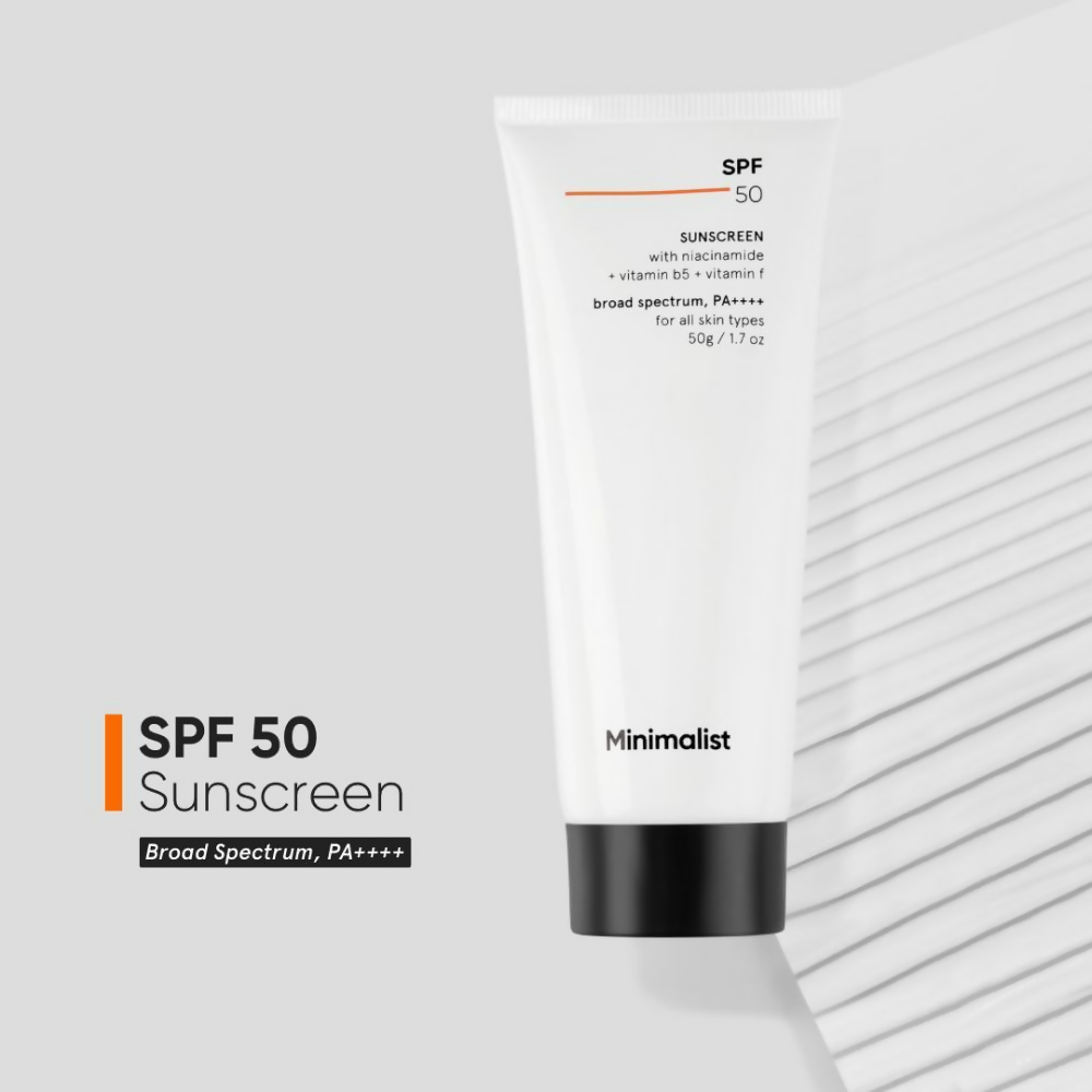 Minimalist SPF 50 PA ++++ Sunscreen With Multi-Vitamin | Grocsy