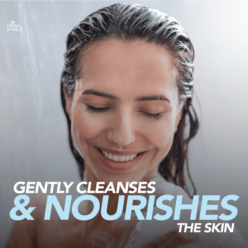 Herbs & Hills Honey Kesar Herbal Body Cleanser | Grocsy