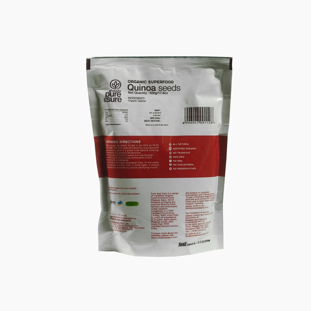 Pure & Sure Organic Superfood+ Quinoa Seeds | Grocsy