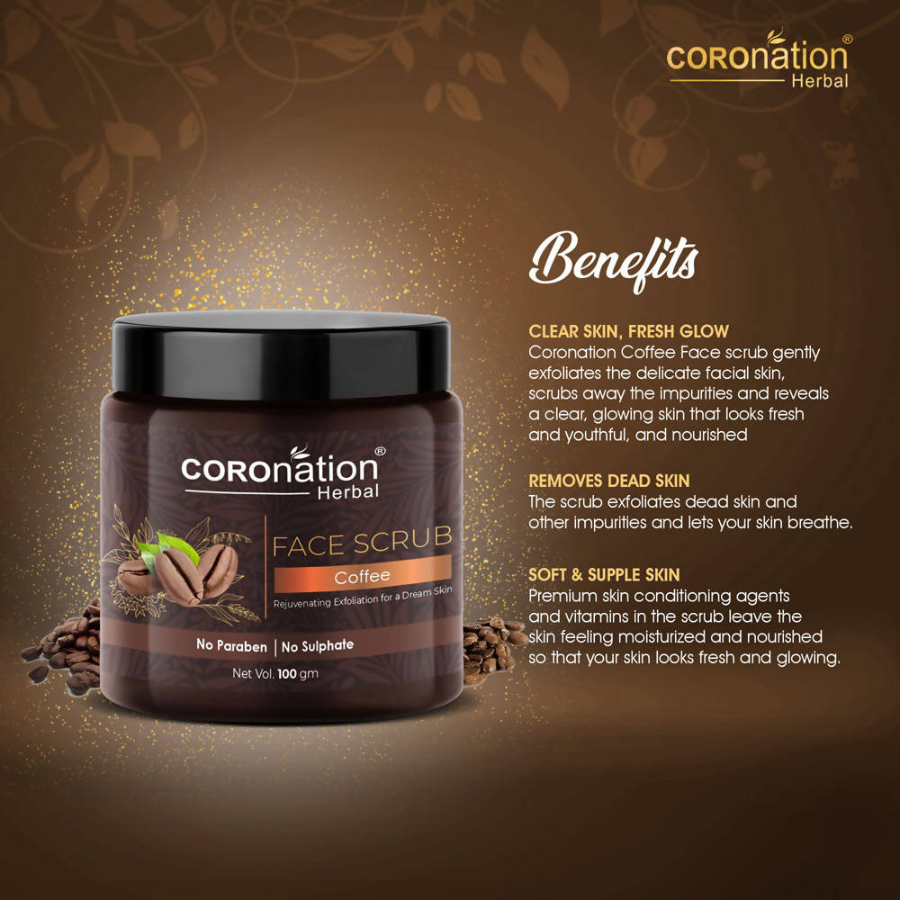 Coronation Herbal Coffee Face Scrub | Grocsy