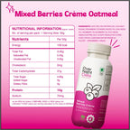 OverNightOats Vegan Mixed Berries Crème Oatmeal | Grocsy