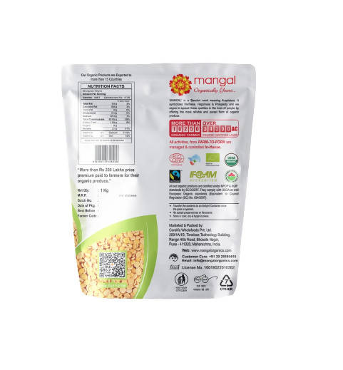 Mangal Organics Toor Dal | Grocsy