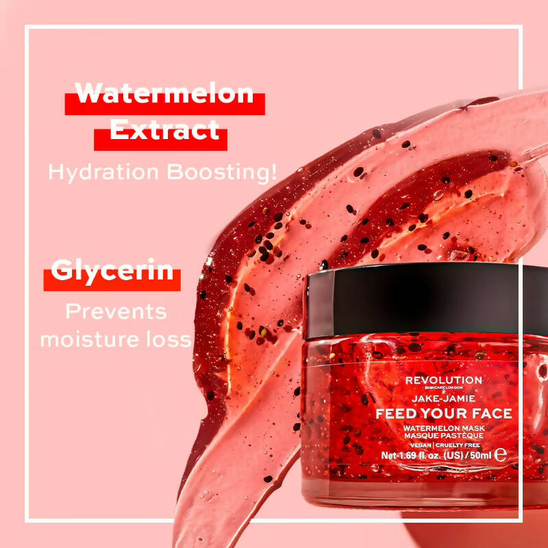 Revolution Skincare X Jake - Jamie Watermelon Hydrating Face Mask | Grocsy