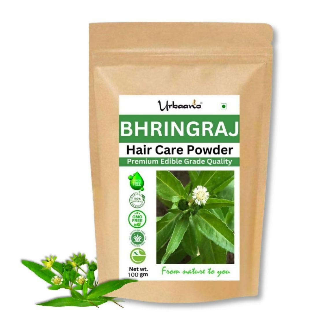 Urbaano Herbal Pure Bhringraj Powder Eclipta alba For Hair Growth Hair Mask | Grocsy