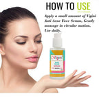 Vigini 15% Anti Acne Day Night Face Serum for Men Women Oily Skin | Grocsy