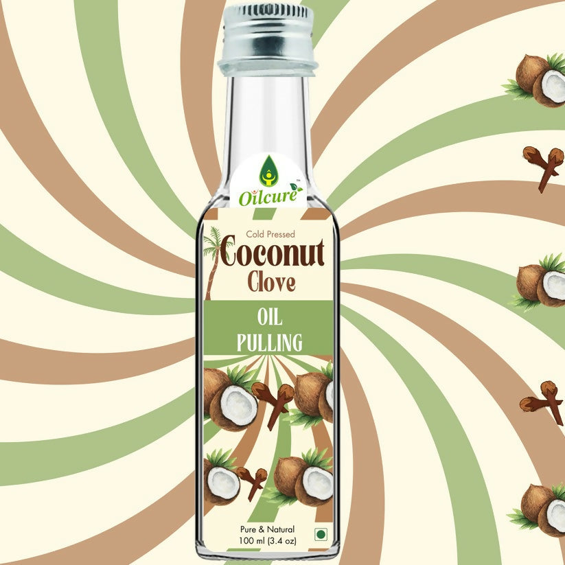 Oilcure Coconut Clove Oil Pulling | Grocsy