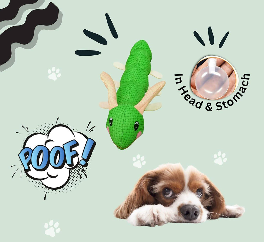 Foodie Puppies Caterpillar Crinkle Squeaky Plush Dog Toy | Grocsy