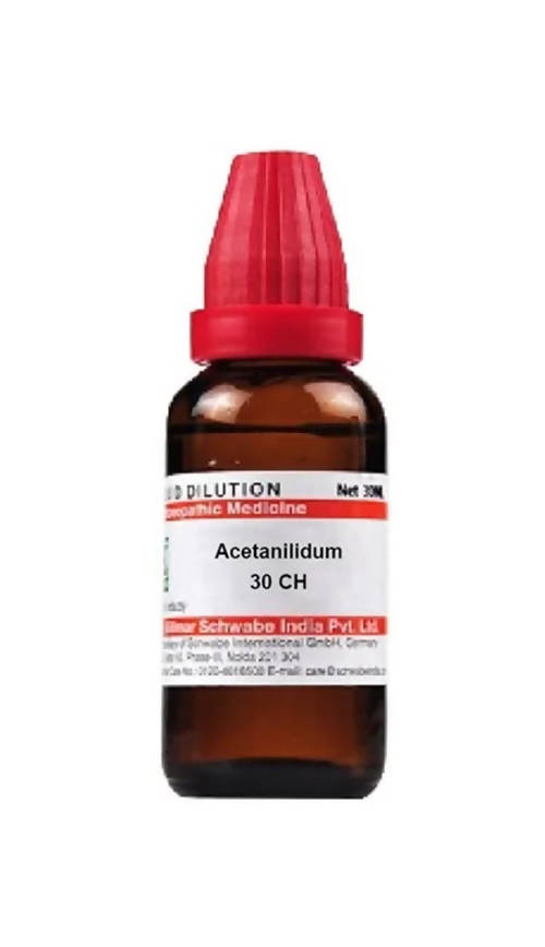 Dr. Willmar Schwabe India Acetanilidum Dilution | Grocsy