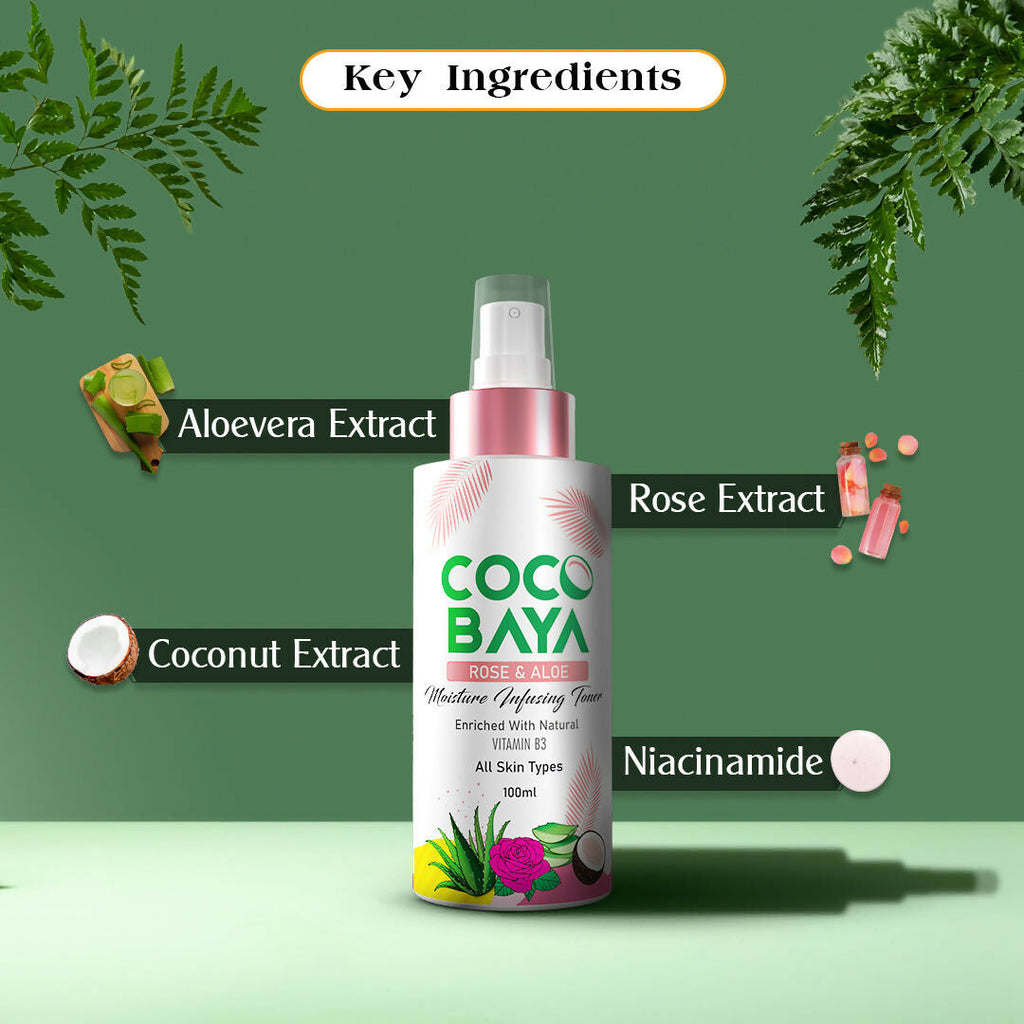 Cocobaya Rose and Aloevera Toner | Grocsy
