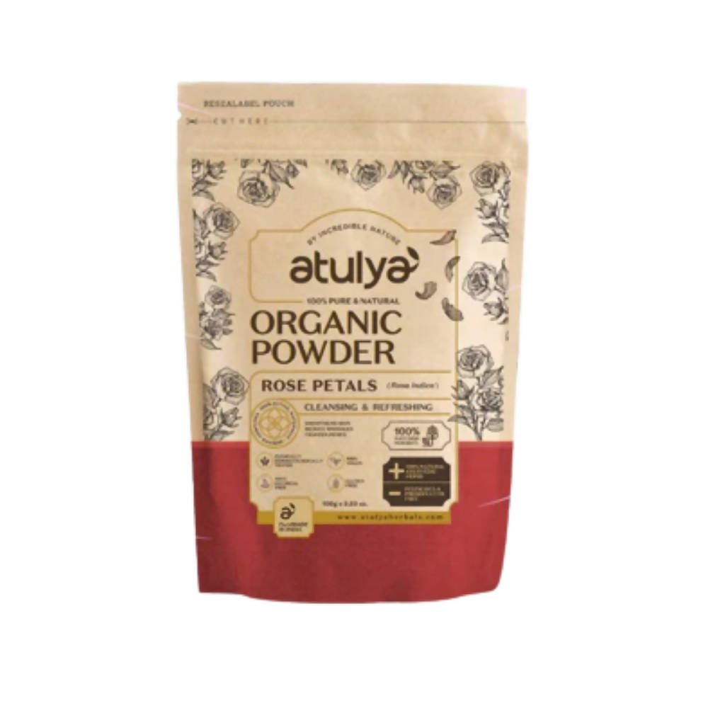 Atulya Natural Rose Petals Organic Powder | Grocsy