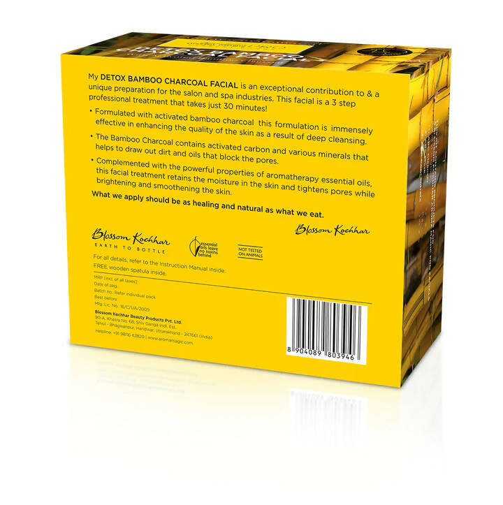 Blossom Kochhar Aroma Magic Detox Bamboo Charcoal Facial (Pro) | Grocsy