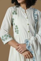 Joban Fashion White Cotton Kurta Set | Grocsy