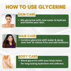 Mystiq Living Glycerine Pure And Unscented Liquid Gel 100% Organic For Face,Skin Care & Hair | Grocsy