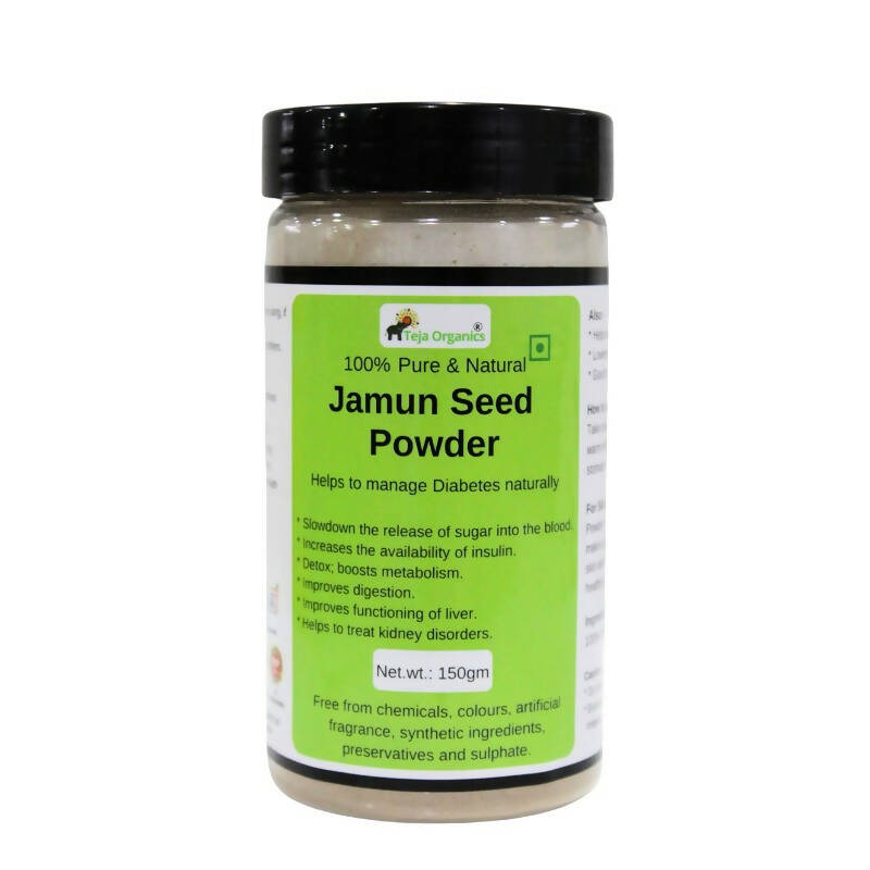 Teja Organics Jamun Seed Powder | Grocsy