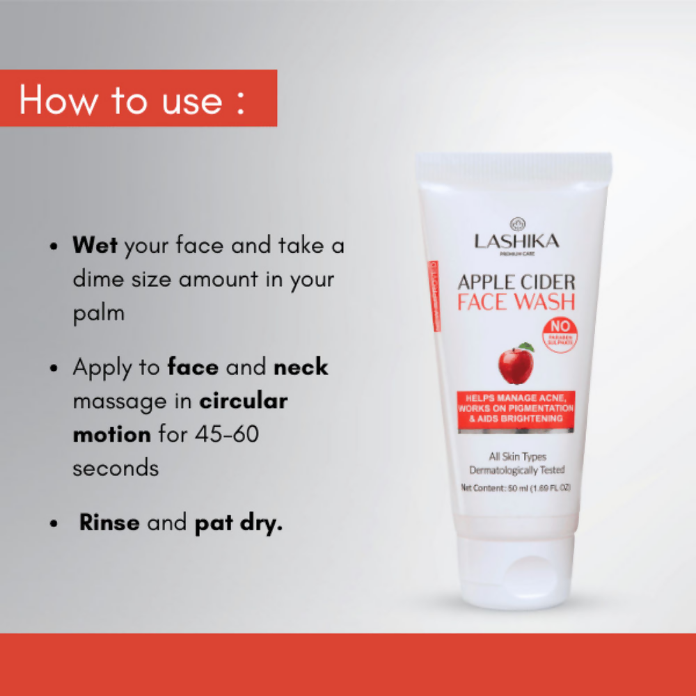 Lashika Apple Cider Face Wash | Grocsy