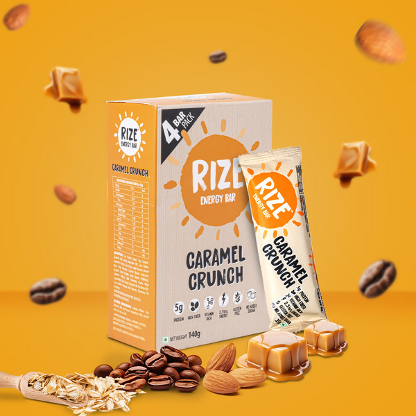 Rize Energy Bar Caramel Crunch | Grocsy