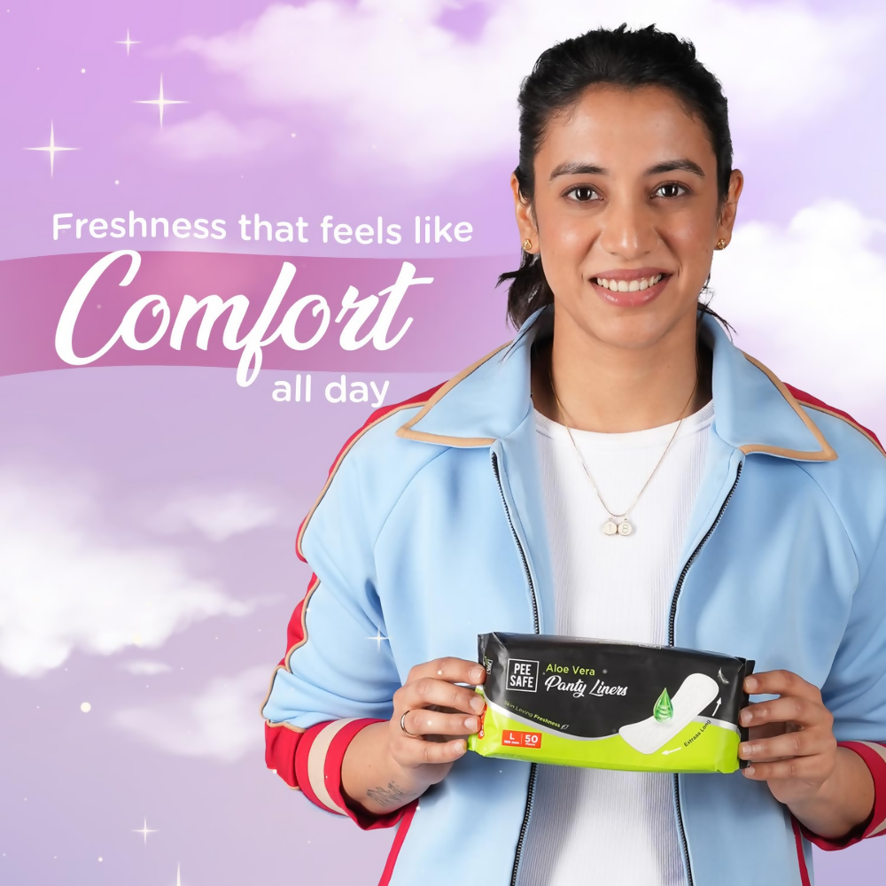 Pee Safe Aloe Vera Panty Liners - L | Grocsy