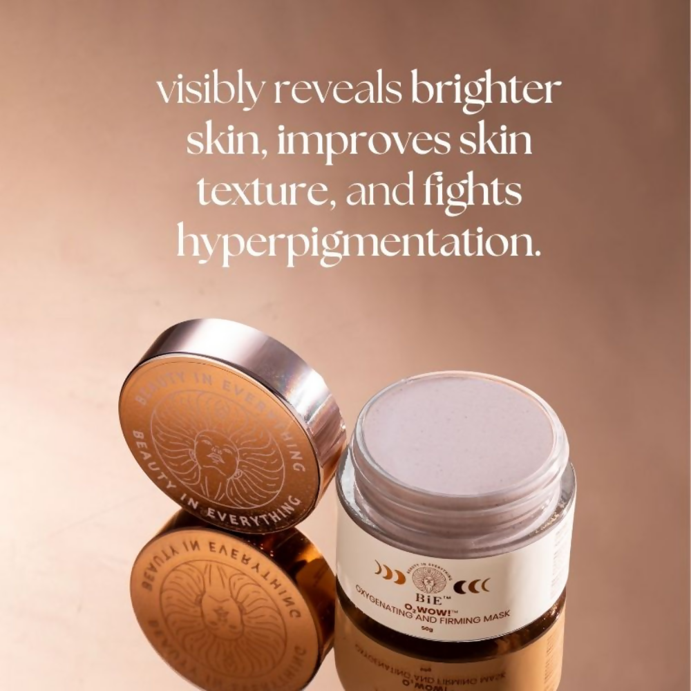 BiE O2wow Oxygenating & Firming Mask With Oxygen Vital For Brightening Skin | Grocsy