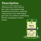 VedicAyurveda Natural Color Black Hair Kit | Grocsy